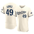 Ldoa M.Twins #49 Pablo Lopez Player Cream Home Limited Elite Stitched Jerseys