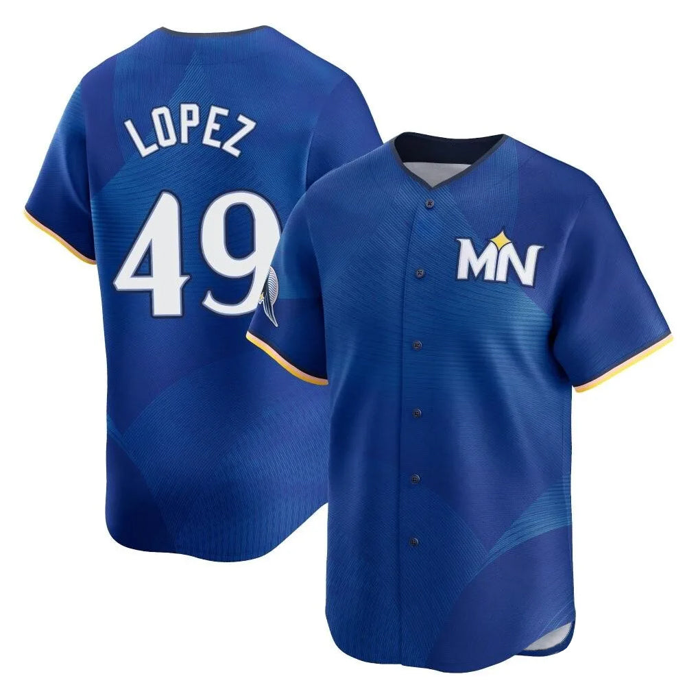 Ldoa M.Twins #49 Pablo Lopez Player Royal City Connect Limited Home Stitched Jerseys
