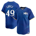 Ldoa M.Twins #49 Pablo Lopez Player Royal City Connect Limited Home Stitched Jerseys
