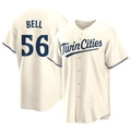 Ldoa M.Twins #56 Josh Bell Player Cream Game Limited Home Stitched Jerseys