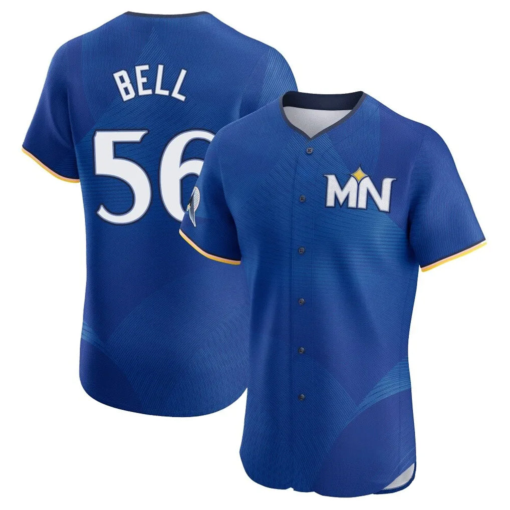 Ldoa M.Twins #56 Josh Bell Player Royal City Connect Limited Elite Home Stitched Jerseys