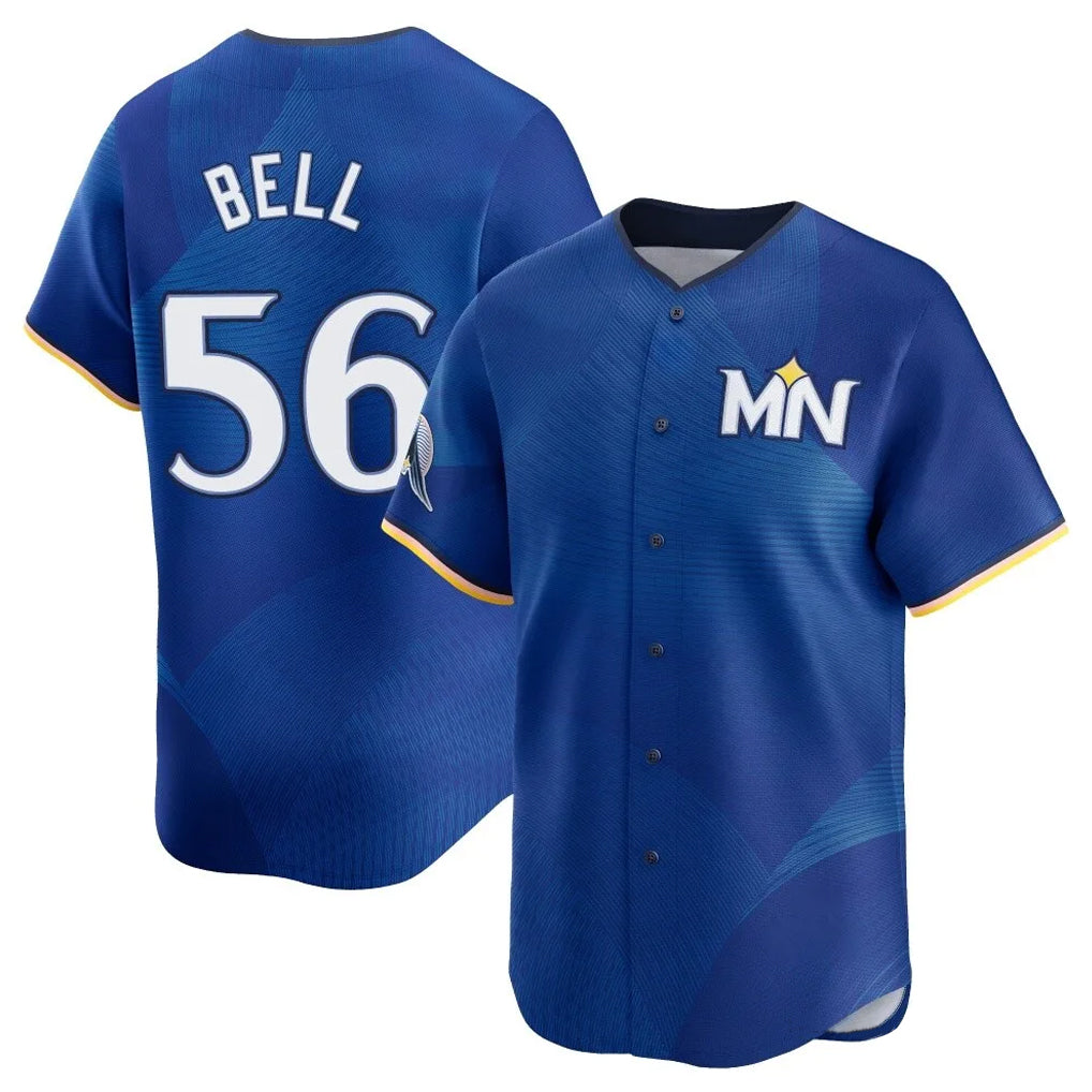 Ldoa M.Twins #56 Josh Bell Player Royal City Connect Limited Home Stitched Jerseys