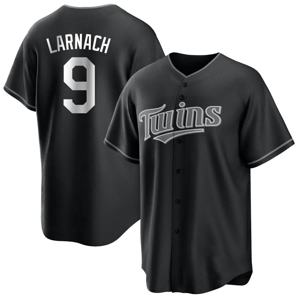 Ldoa M.Twins #9 Trevor Larnach Player Black Home Game Stitched Jerseys