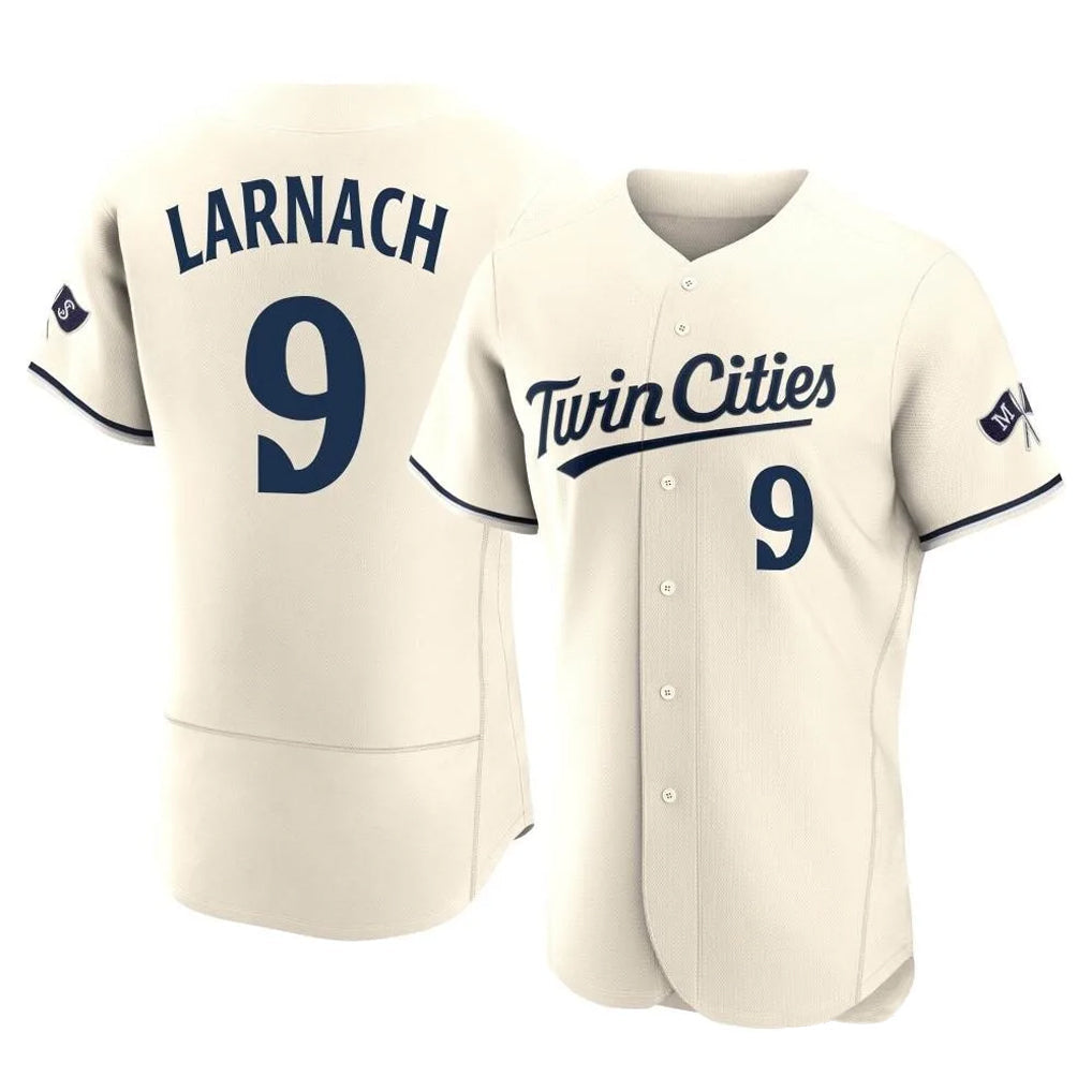 Ldoa M.Twins #9 Trevor Larnach Player Cream Home Limited Elite Stitched Jerseys