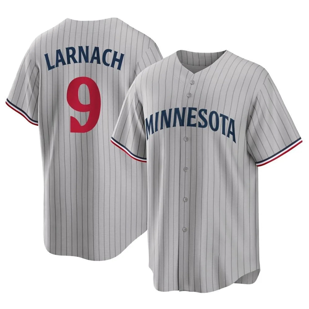 Ldoa M.Twins #9 Trevor Larnach Player Gray Game Limited Home Stitched Jerseys