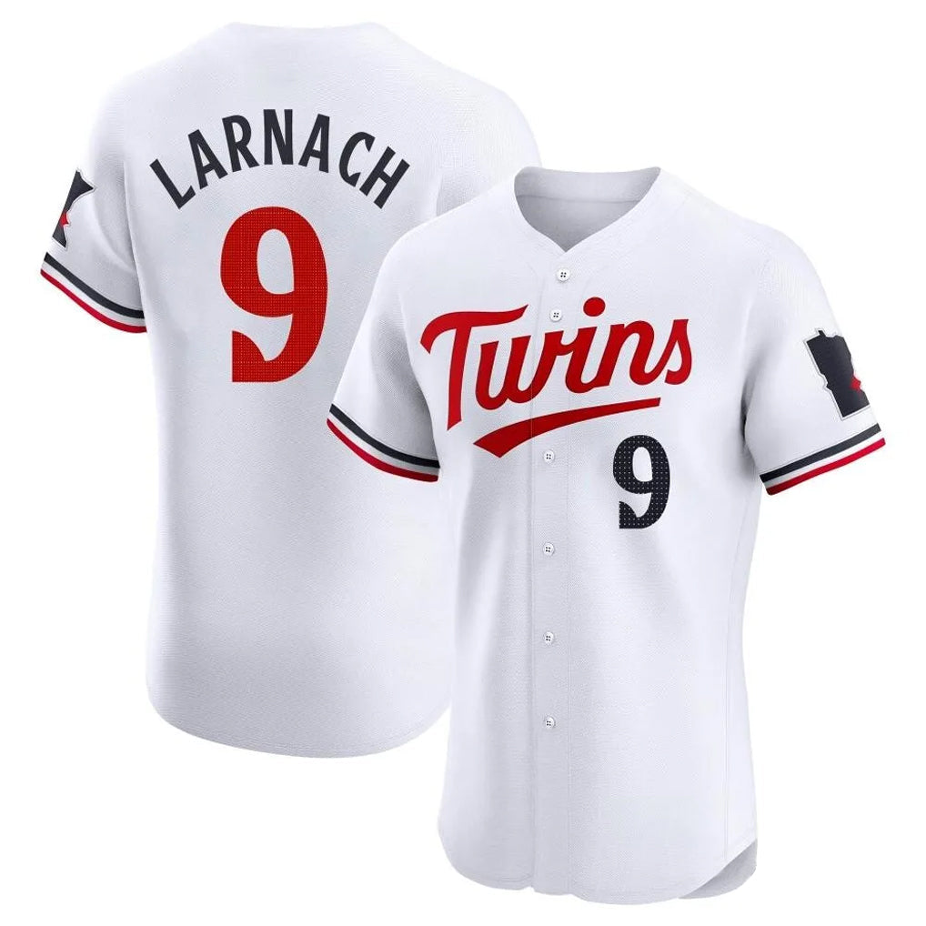 Ldoa M.Twins #9 Trevor Larnach Player White Home Limited Elite Stitched Jerseys