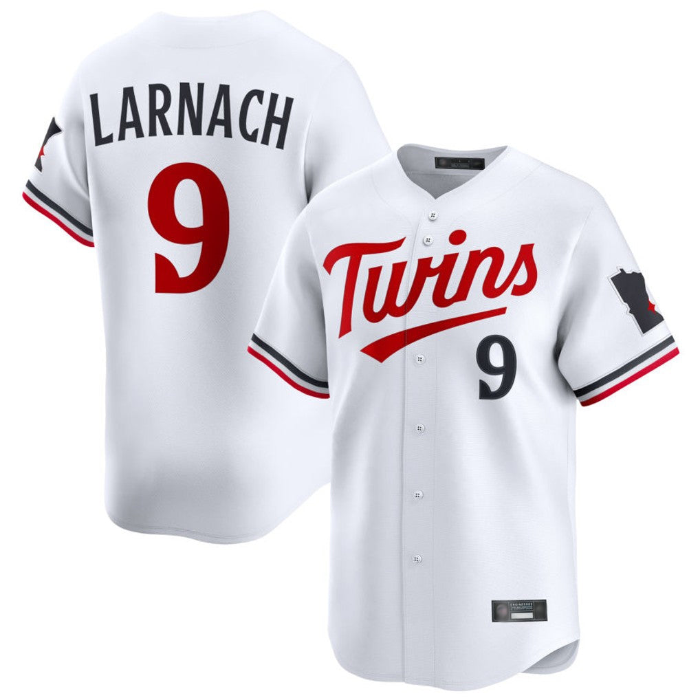Ldoa M.Twins #9 Trevor Larnach Player White Home Limited Stitched Jerseys