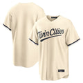 Ldoa Minnesota Twins Blank Player Cream Game Limited Home Stitched Jerseys
