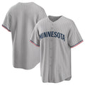 Ldoa Minnesota Twins Blank Player Gray Game Limited Home Stitched Jerseys