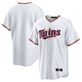 Ldoa Minnesota Twins Blank Player White Game Home Stitched Jerseys