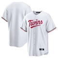 Ldoa Minnesota Twins Blank Player White Home Game Stitched Jerseys