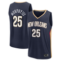 Ldoa NO.Pelicans #25 Trey Murphy III Navy Fast Break Replica Stitched Jerseys- Icon Edition