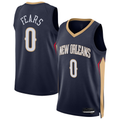 Ldoa NO.Pelicans #0 Jeremiah Fears Navy Swingman Stitched Jerseys- Icon Edition