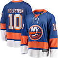Tuec NY.Islanders #10 Simon Holmstrom Blue Home Premier Breakaway Player Jerseys