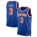 Ldoa NY.Knicks #3 Josh Hart Blue Swingman Player Jerseys - Icon Edition