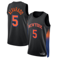Ldoa NY.Knicks #5 Jos¨¦ Alvarado Black Swingman Jerseys - Statement Edition
