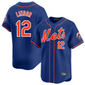 Ldoa NY.Mets #12 Francisco Lindor Player Royal Home Limited Stitched Jerseys