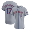 Ldoa NY.Mets #17 Keith Hernandez Player Gray Road Limited Elite Home Stitched Jerseys