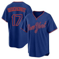 Ldoa NY.Mets #17 Keith Hernandez Player Royal T-shirt Home Game Stitched Jerseys