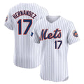 Ldoa NY.Mets #17 Keith Hernandez Player White Home Limited Elite Stitched Jerseys