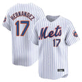 Ldoa NY.Mets #17 Keith Hernandez Player White Home Replica Stitched Jerseys