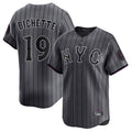 Ldoa NY.Mets #19 Bo Bichette Player Gray City Connect Limited Stitched Jerseys