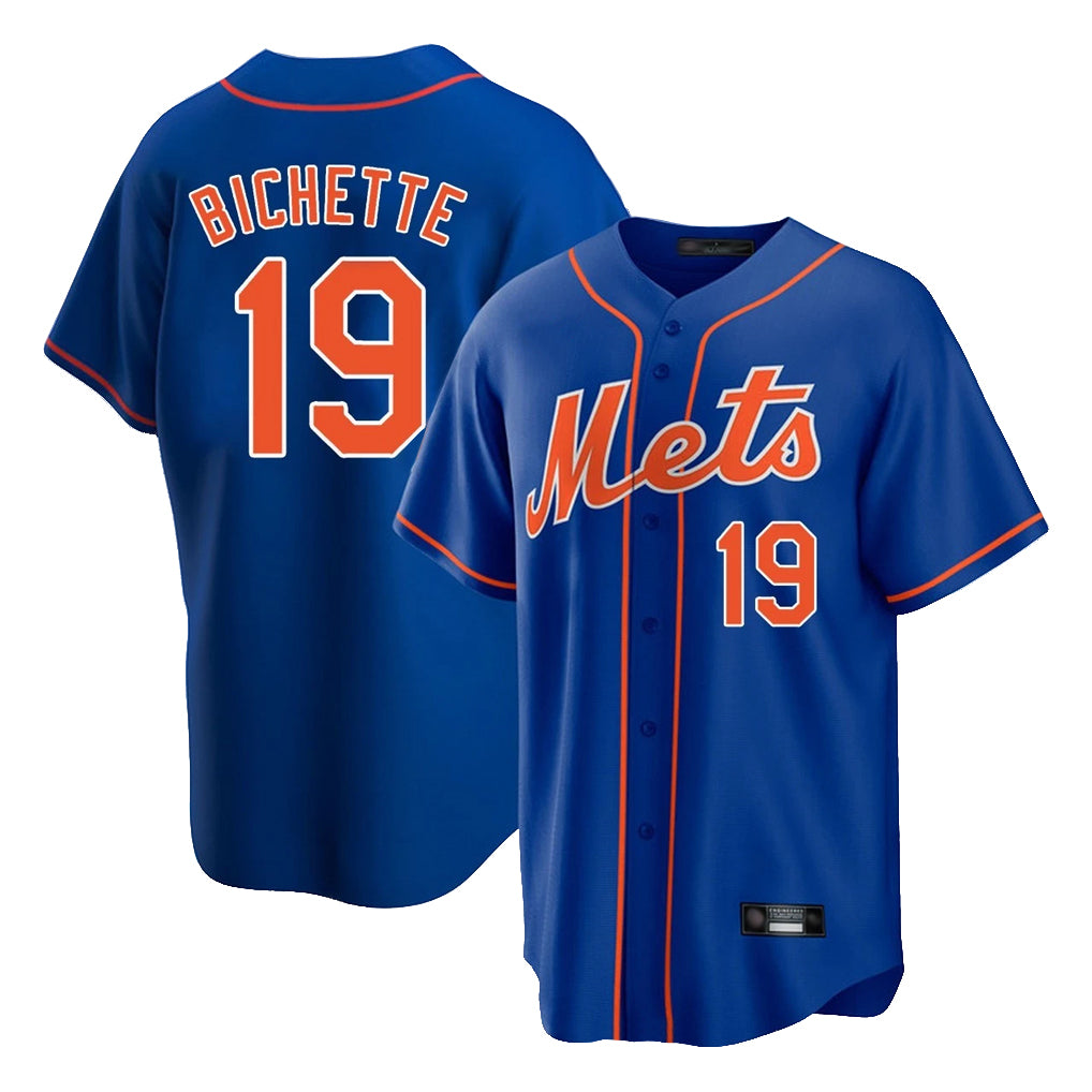 Ldoa NY.Mets #19 Bo Bichette Player Royal Home Game Stitched Jerseys