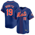 Ldoa NY.Mets #19 Bo Bichette Player Royal Home Limited Stitched Jerseys