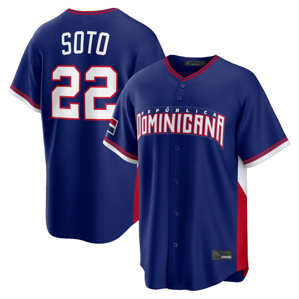 Ldoa NY.Mets #22 Juan Soto Player Royal 2026 World Classic Home Limited Stitched Jerseys