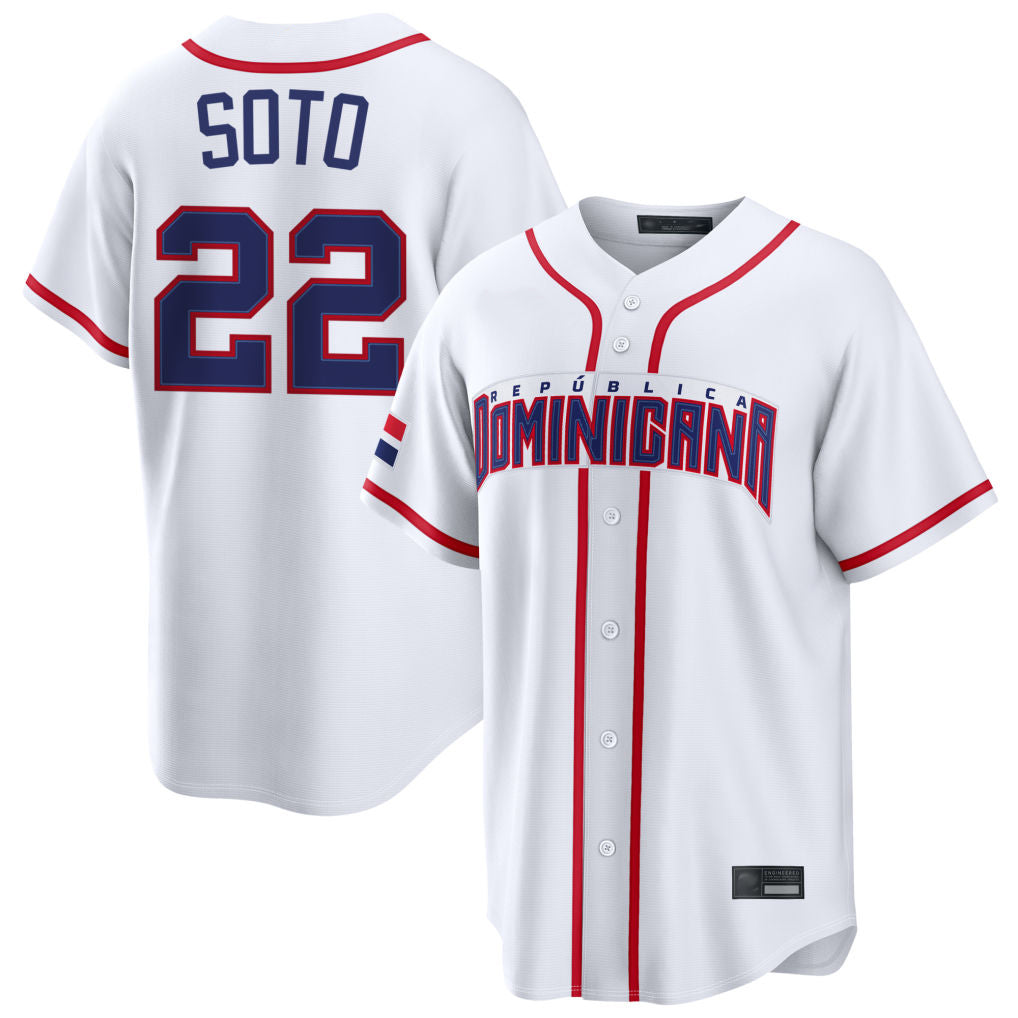 Ldoa NY.Mets #22 Juan Soto Player White 2026 World Classic Home Limited Stitched Jerseys