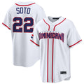 Ldoa NY.Mets #22 Juan Soto Player White 2026 World Classic Home Limited Stitched Jerseys