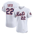 Ldoa NY.Mets #22 Juan Soto Player White Home Limited Elite Stitched Jerseys