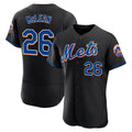 Ldoa NY.Mets #26 Nolan McLean Player Black Replica Home Limited Elite Stitched Jerseys
