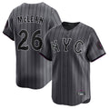 Ldoa NY.Mets #26 Nolan McLean Player Gray City Connect Limited Stitched Jerseys