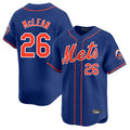 Ldoa NY.Mets #26 Nolan McLean Player Royal Home Limited Stitched Jerseys