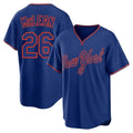 Ldoa NY.Mets #26 Nolan McLean Player Royal T-shirt Home Game Stitched Jerseys
