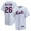 Ldoa NY.Mets #26 Nolan McLean Player White Home Game Stitched Jerseys
