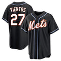 Ldoa NY.Mets #27 Mark Vientos Player Black Fashion Out Game Stitched Jerseys