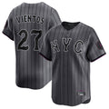 Ldoa NY.Mets #27 Mark Vientos Player Gray City Connect Limited Stitched Jerseys