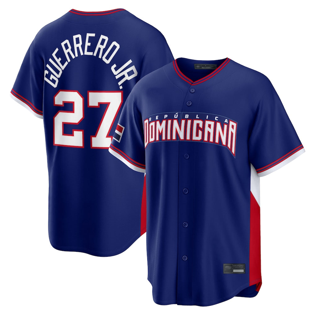 Ldoa NY.Mets #27 Mark Vientos Player Royal 2026 World Classic Home Limited Stitched Jerseys