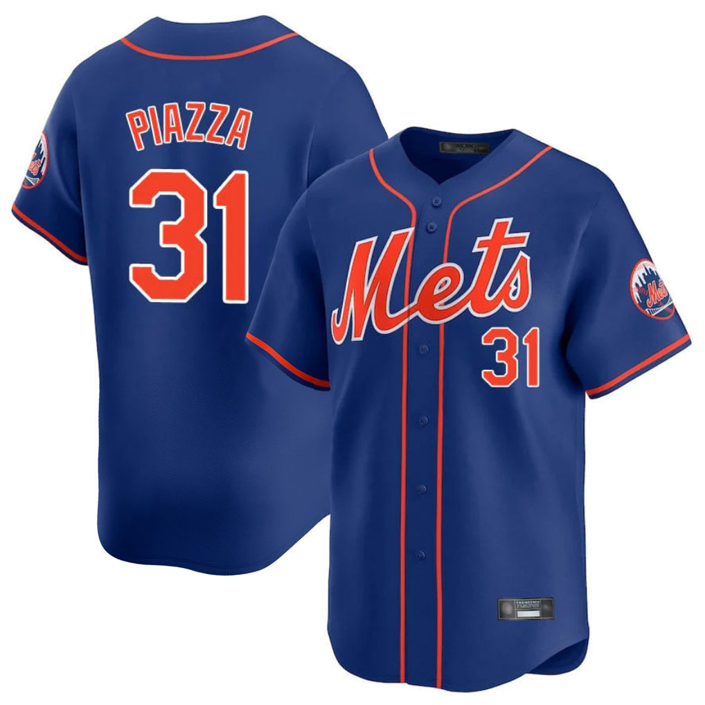 Ldoa NY.Mets #31 Mike Piazza Player Royal Home Limited Stitched Jerseys