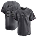 Ldoa NY.Mets #34 Kodai Senga Player Gray City Connect Limited Stitched Jerseys