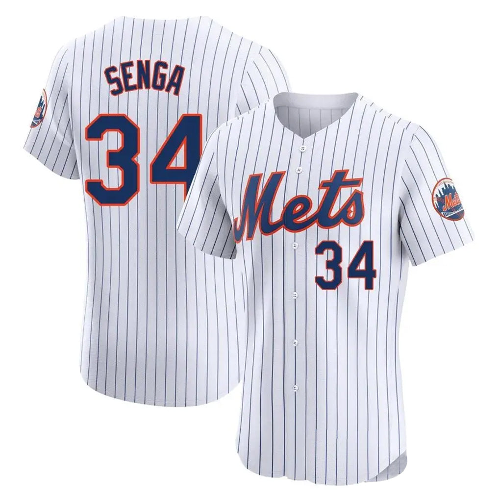Ldoa NY.Mets #34 Kodai Senga Player White Home Limited Elite Stitched Jerseys