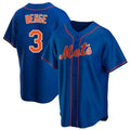 Ldoa NY.Mets #3 Carson Benge Player Royal Home Game Stitched Jerseys