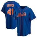 Ldoa NY.Mets #41 Tom Seaver Player Royal Home Game Stitched Jerseys