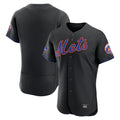 Ldoa NY.Mets Blank Player Black Alternate Elite Home Limited Stitched Jerseys