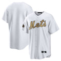 Ldoa NY.Mets Blank Player Gold Road Home Game Stitched Jerseys