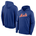 Ldoa NY.Mets Blank Player Royal Primary Therma Hoodie Stitched Jerseys