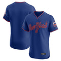 Ldoa NY.Mets Blank Player Royal T-shirt Home Limited Elite Stitched Jerseys