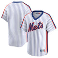 Ldoa NY.Mets Blank Player White Cooperstown Collection T-shirt Game Stitched Jerseys